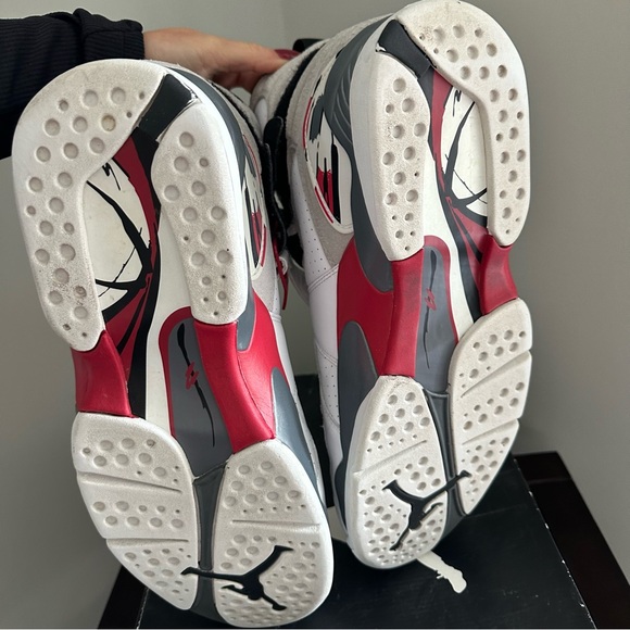 Air Jordan 8 Retro 'Bugs Bunny' 2013 White / Black/ True Red - Picture 13 of 13
